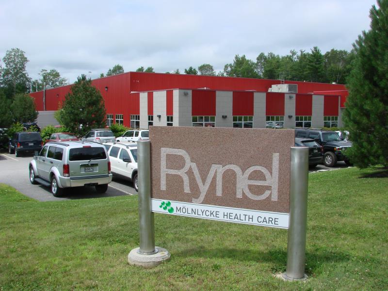 Molnlycke's Rynel plant on Twin Rivers Drive employs about 70 people. An expansion would bring the number of workers to between 80 and 100. SUSAN JOHNS/Wiscasset Newspaper