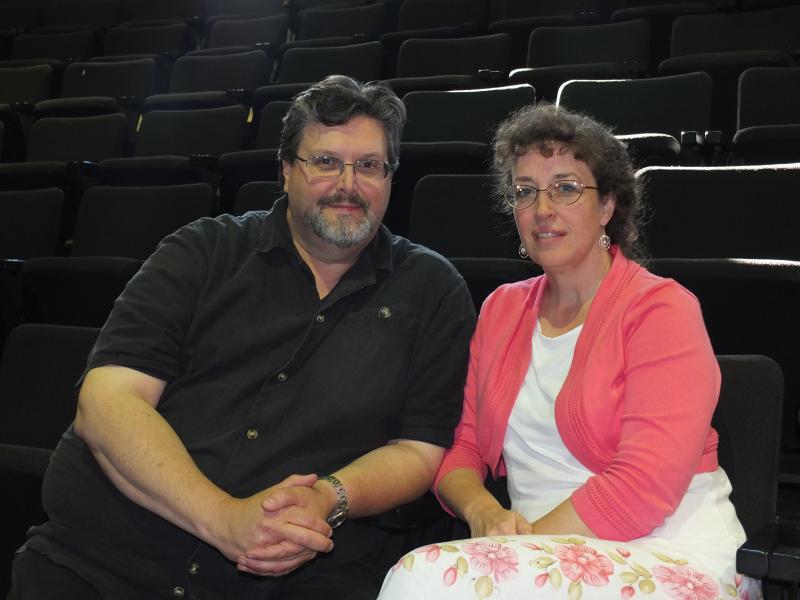 Griff and Joy Braley, founders of Heartwood Regional Theater Company, are celebrating its first 10 years. LISA KRISTOFF/Boothbay Register 
