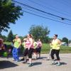 The day's heat doesn't have these Zumba dancers beat in the Wiscasset parade. SUSAN JOHNS/Wiscasset Newspaper
