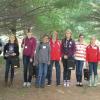 The Wiscasset Middle School seventh grade class visited the Viles Arboretum, 153 Hospital Street, Augusta last week. They toured the arboretum and learned about some special trees including the American Chestnut. Courtesy of Cindy Collamore