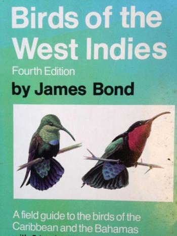 birds, Birds of the West Indies, James Bond