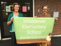 Wiscasset Superintendent of Schools Heather Wilmot, Wiscasset Elementary School Principal Mona Schlein