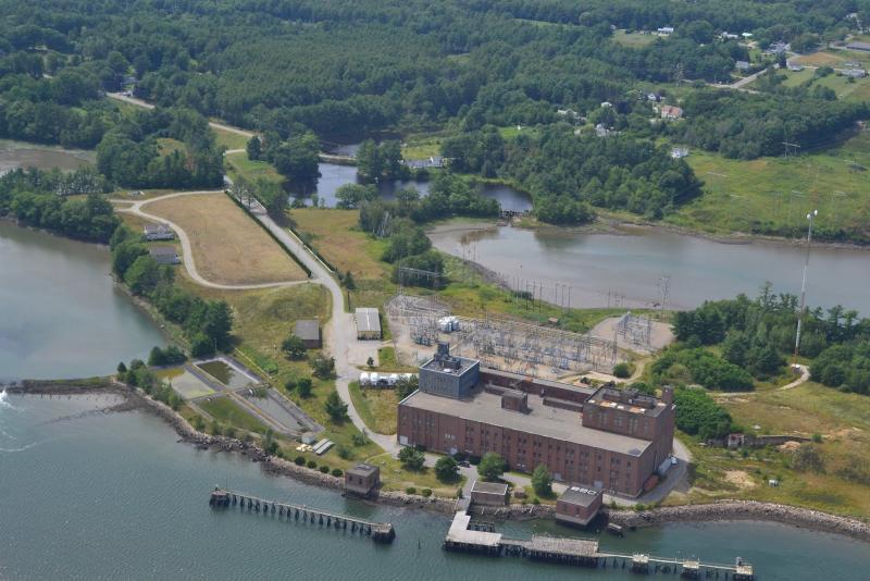Mason Station, the former steam-electric generating plant that once housed five turbo generators and a maze of equipment that produced needed electricity during World War II, sits idle on the shores of the Sheepscot River with its interior being dismantled and shipped to Guatemala. Photo Courtesy of Karl Marean Mason Station, the former steam-electric generating plant that once housed five turbo generators and a maze of equipment that produced needed electricity during World War II, sits idle on the shores of the Sheepscot River with its interior being dismantled and shipped to Guatemala. Photo Courtesy of Karl Marean