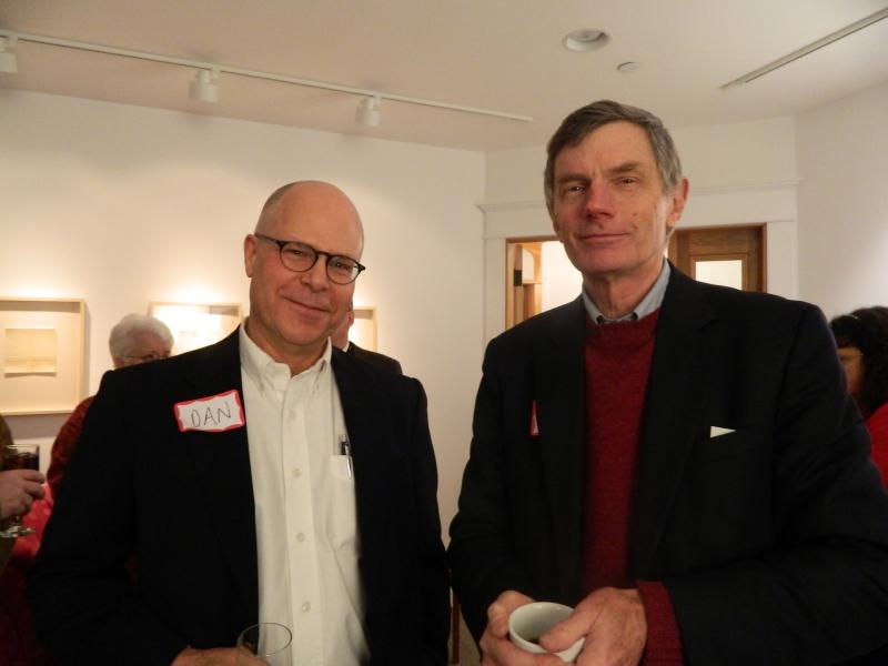 State Representative Les Fossel, right, and 7th generation Wiscassetite Daniel Sortwell. CHARLOTTE BOYNTON/Wiscasset Newspaper State Representative Les Fossel, right, and 7th generation Wiscassetite Daniel Sortwell. CHARLOTTE BOYNTON/Wiscasset Newspaper
