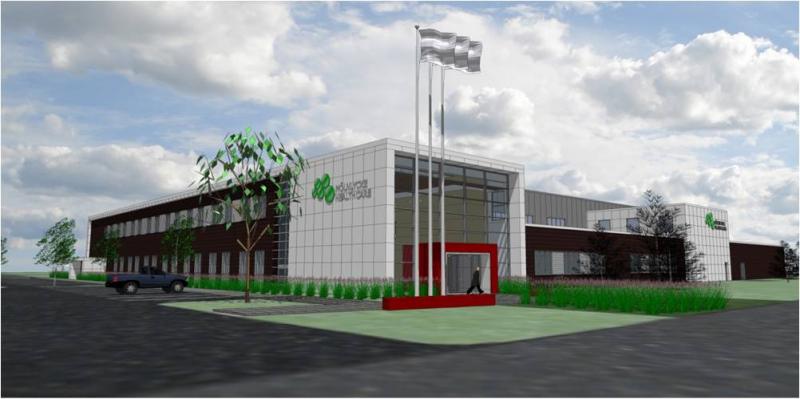 Molnlycke Health Care provided this rendering of its newly built Brunswick plant. Molnlycke Health Care provided this rendering of its newly built Brunswick plant.