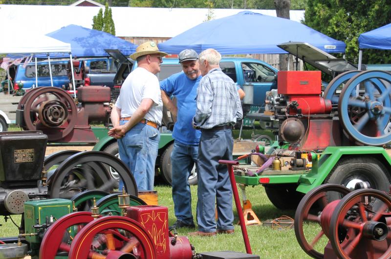 The Maine Antique Power Association meet July 5 provided a venue for engine buffs to share their common interests. SUE MELLO/Boothbay Register The Maine Antique Power Association meet July 5 provided a venue for engine buffs to share their common interests. SUE MELLO/Boothbay Register