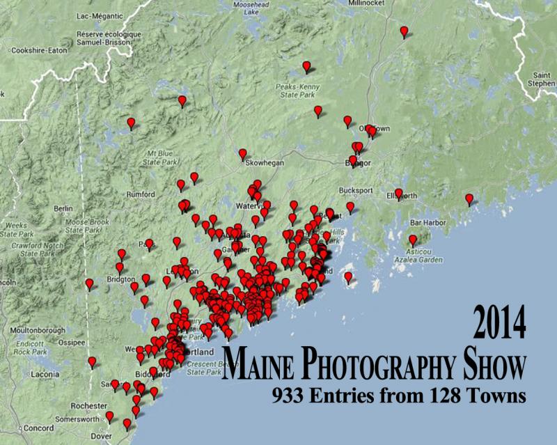 At entry deadline, Maine Photography Show committee member and webmaster, Norbert Leser, reported 933 entries from 345 photographers representing 128 Maine towns and cities. Juror Freeman Patterson narrowed the field to just 105 images. Courtesy of the Boothbay Region Art Foundation ME Photography Show