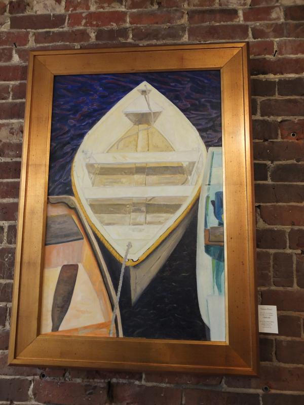 "Vesica Pices" 30 by 20-inch oil on linen, John M.T. Seitzer John M.T. Seitzer