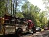 Emergency responders at the scene of a reported Whitefield helicopter crash. SUSAN JOHNS/Wiscasset Newspaper