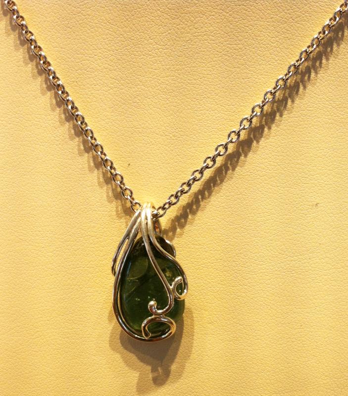 “TWISTED,” one of a new line that Gabriel Adams is working on. SUZI THAYER/Boothbay Register