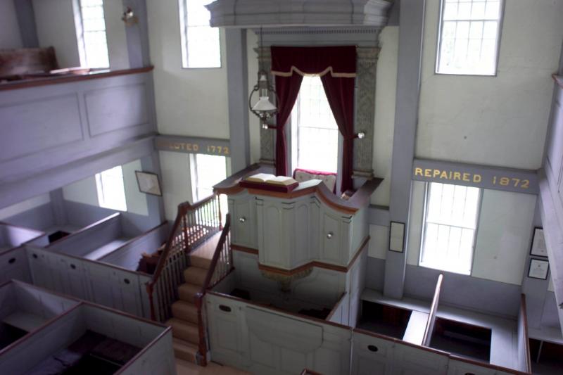 The Old Walpole Meetinghouse is the venue. September 7 is the date to travel back in time with the DaPonte String Quartet at the historic Walpole venue. This year marks the quartet's 18th candlelight performance there. Courtesy of Amy MacDonald