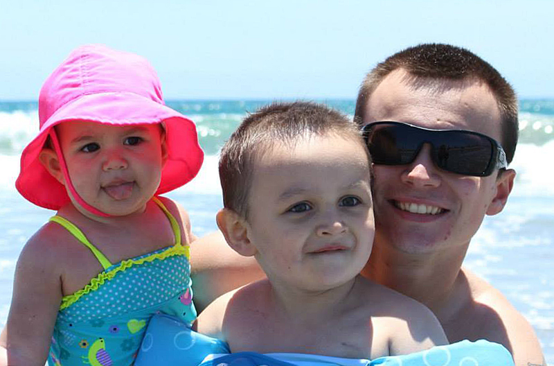 Arianna, Christian and Chris Bryant. (Courtesy Jensen Bryant)