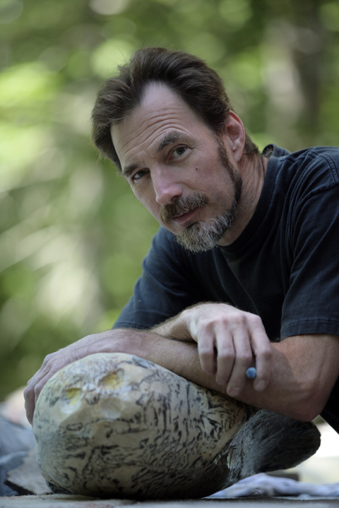 Andreas von Huene will be the special guest at the annual meeting of the Friends of Zorach Fountain on April 10. The sculptor will present a live sculpting demonstration. Courtesy of Amy Waterman Andreas von Huene