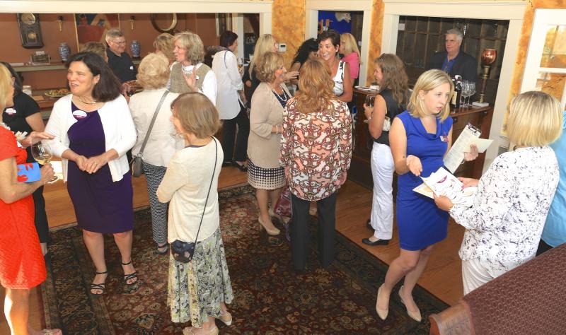 Attendees at the New Hope For Women benefit on June 18 in Boothbay Harbor. Courtesy of Robert Mitchell