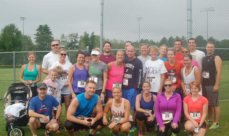 Family and guests for the Trinder/Jones wedding get ready to compete. ART MAYERS/Boothbay Register