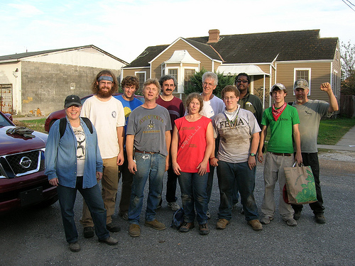 Rick Prose and an early group of volunteers in 2007. Courtesy of Rick Prose