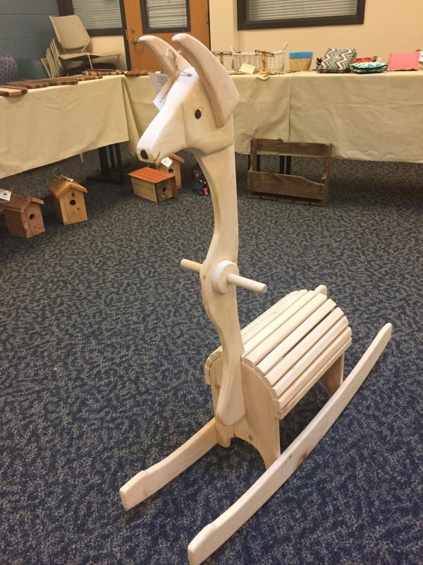 Inmates in Two Bridges Regional Jail’s industries program made this item and the others on sale to benefit the program and area charities. SUSAN JOHNS/Wiscasset Newspaper