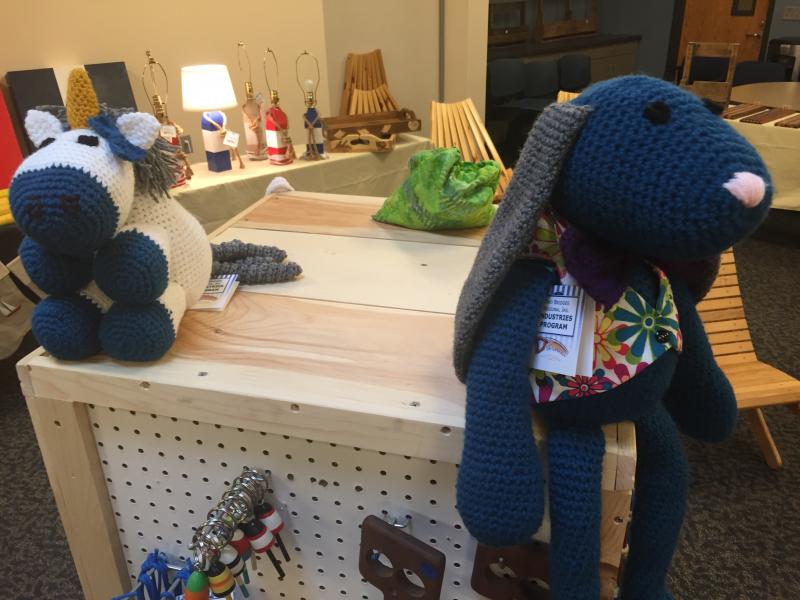 It’s not too late to buy holiday gifts of crafts made at Two Bridges Regional Jail, Lt. Naomi Bonang said. SUSAN JOHNS/Wiscasset Newspaper