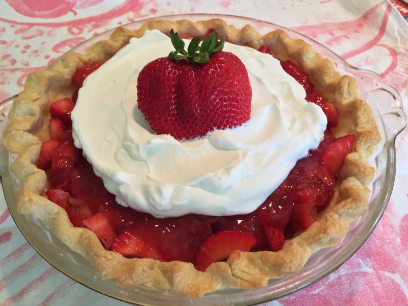 Strawberry cream pie is really just another fattening dessert. Albeit a ridiculously delectable gorgeous one. SUZI THAYER/Boothbay Register