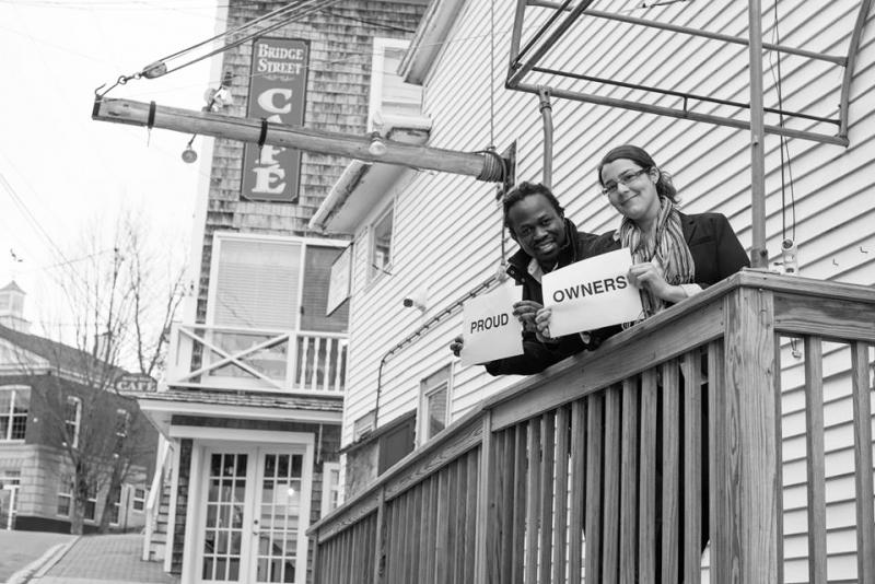 Greg Warlo and Fiona Dunlap are the proud new owners of Harborside Tavern, formerly Andrews’ Harborside, in Boothbay Harbor. Courtesy of Fiona Dunlap