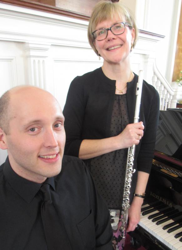 Leslie Stroud and Matthew Odell in concert at the Opera House at Boothbay Harbor June 30. Courtesy of Cathy Sherrill Leslie Stroud & Matthew Odell