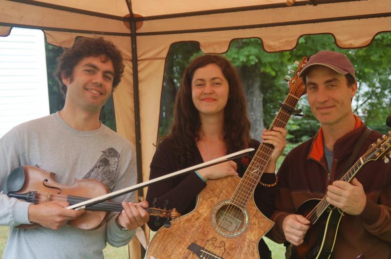 The Steamboat Gypsy band from Bowdoinham plays at the 2016 Dresden Summerfest. ART MAYERS/Wiscasset News paper