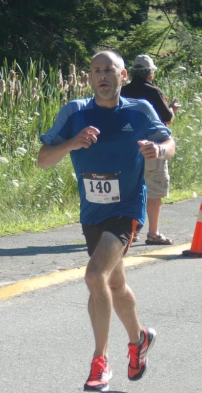 Mark Manfredi of Newton, Massachusetts took first place in the men’s division. ART MAYERS/Boothbay Register