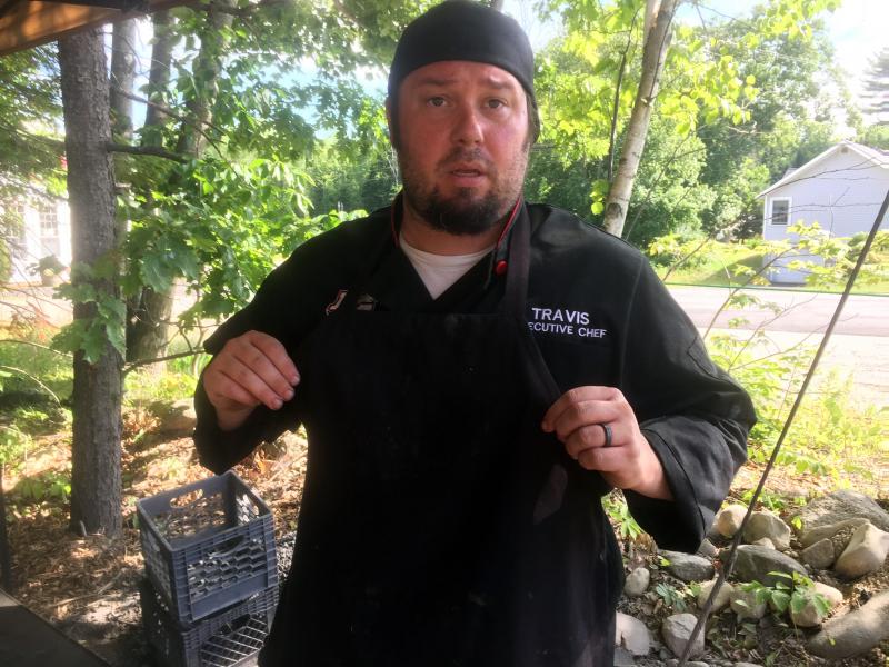 Travis is as passionate about customer service as he is about his food. SUZI THAYER/Boothbay Register