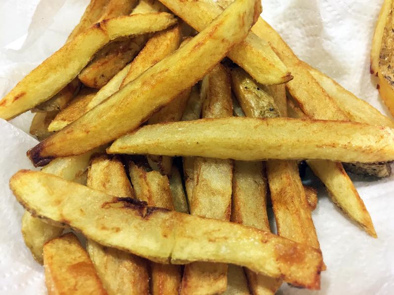 Perfect crispy homemade golden brown french fries. SUZI THAYER/Boothbay Register