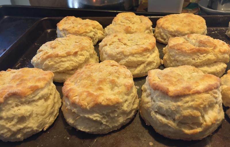 Biscuits — lots of biscuits! SUZI THAYER/Boothbay Register