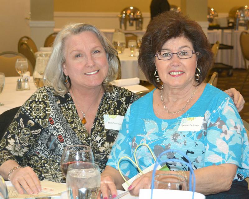 Volunteer of the Year Beth Newman (left) with Bonnie Zacharias (right) at the CHANS Home Health & Hospice Volunteer Appreciation Event. Courtesy photo