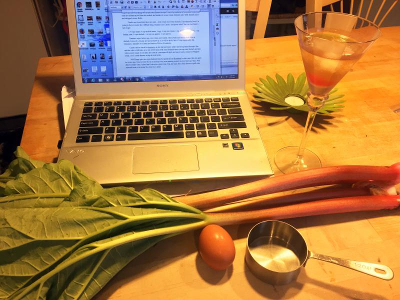 A manhattan while baking makes the whole process go much faster, and so much more fun! SUZI THAYER/Boothbay Register