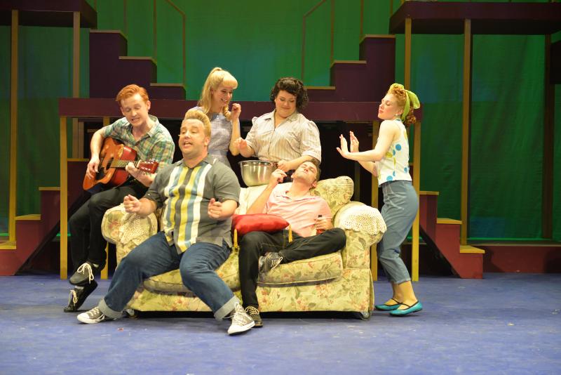 “Grease” ensemble. Courtesy of Roger Duncan/Maine State Music Theatre