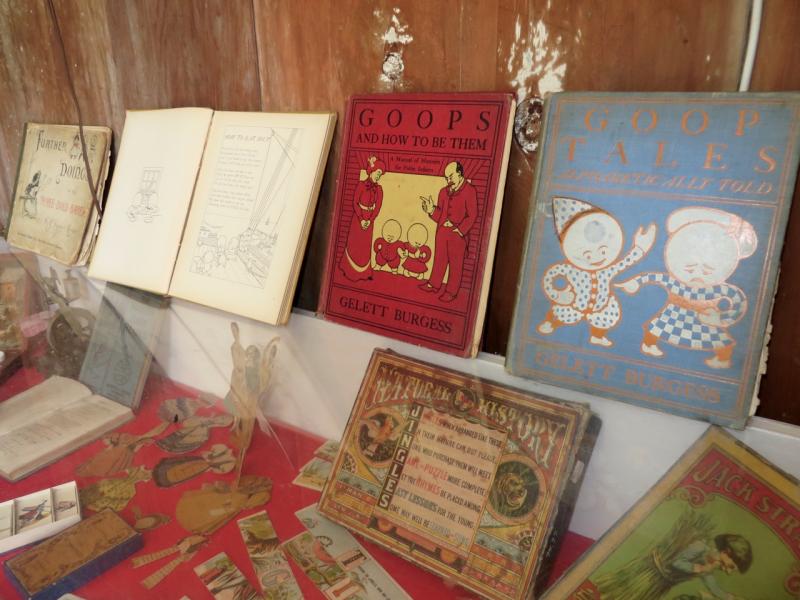 “Goops and How to be Them, A Manual of Manners for Polite Infants,” is included in a collection of books, toys and games that held children’s interest for almost 100 years. Courtesy photo