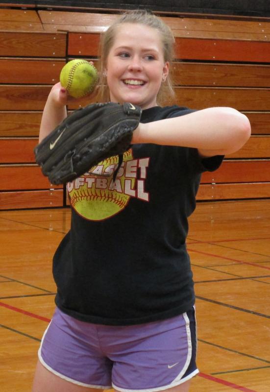 Maeve Blodgett is returning to play second base for the Wolverines. PHIL DI VECE/Wiscasset Newspaper