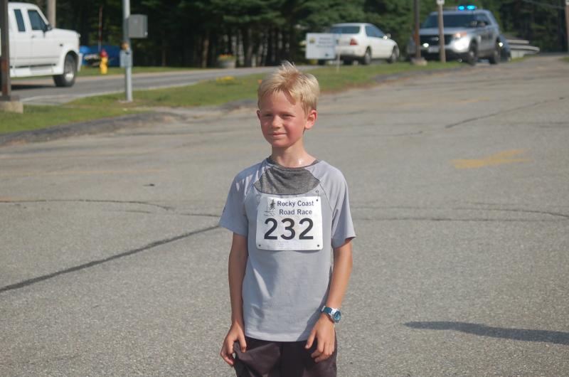 John Klaus finishes in the youth division. ART MAYERS/Boothbay Register
