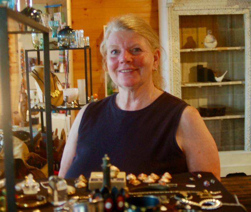Trifles co-owner Helen Robinson. ART MAYERS/Wiscasset Newspaper