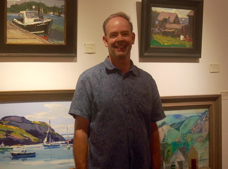 Keith Oehmig of Wiscasset Bay Gallery. ART MAYERS/Wiscasset Newspaper