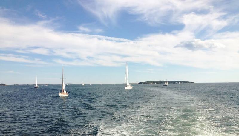 The journey home from Monhegan. LISA KRISTOFF/Boothbay Register LISA KRISTOFF/Boothbay Register