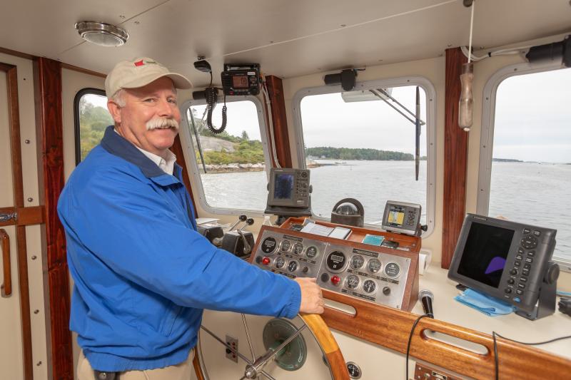 Captain Bill Campbell of the Balmy Days. Mike Leonard photo