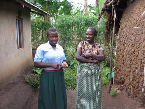 Fourteen-year old Monica and her mom created a new house. Courtesy of URDT
