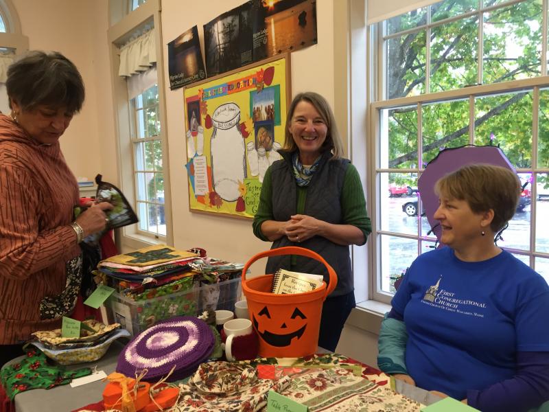 From left, Sally Jacobs, Kim Hatt and Martha Speed. SUSAN JOHNS/Wiscasset Newspaper