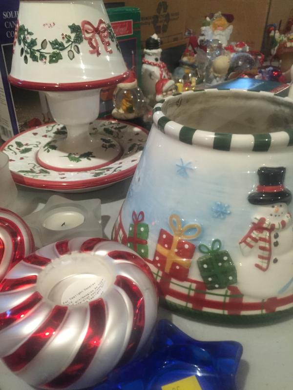 The indoor yard sale at Oktoberfest. SUSAN JOHNS/Wiscasset Newspaper