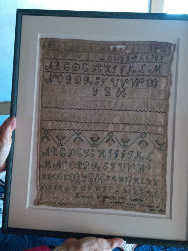 Early sampler.