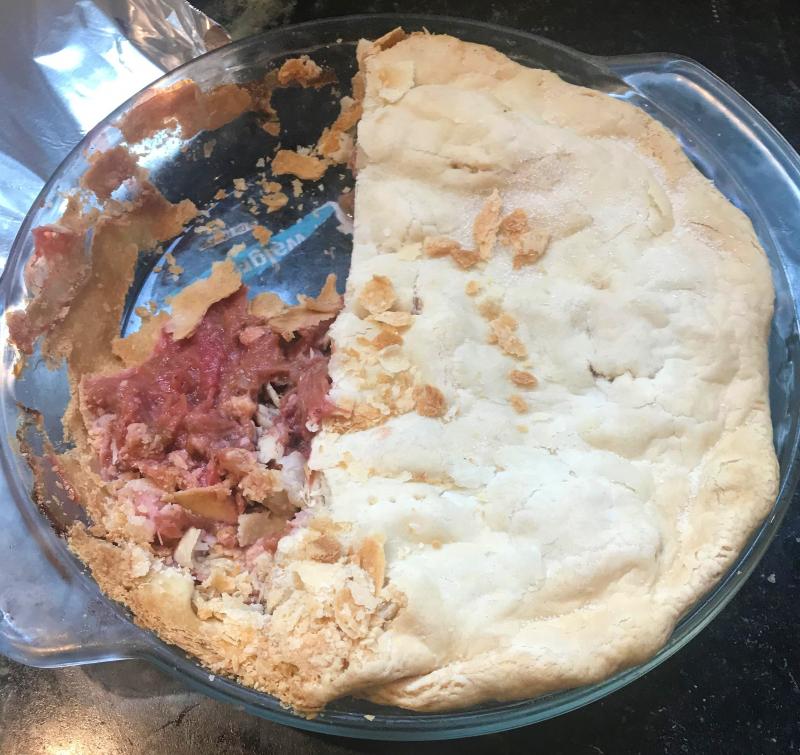Strawberry rhubarb pie. Lisa Orne Hallinan photo