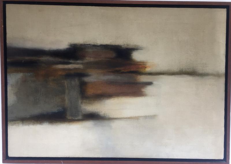 Nancy Wilkoff’s retrospective at Studio 53 will include some of her paintings, like this one, “Untitled #82.” Nancy Wilkoff