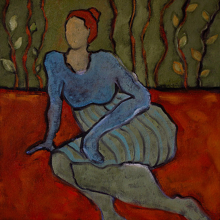 “Demeter” - 16” X 16” oil on canvas - Kate Nordstrom Kate Nordstrom