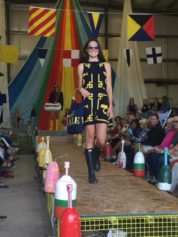 Glory Blethen rocks the runway! File photo