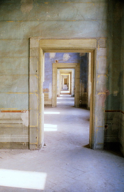 The graphic nature of this scene caught the attention of Brad Sevalson. “Gallery Doorways” is included in a new photography exhibit at The Maine Art Gallery. Courtesy of the venue Brad Sevaldson
