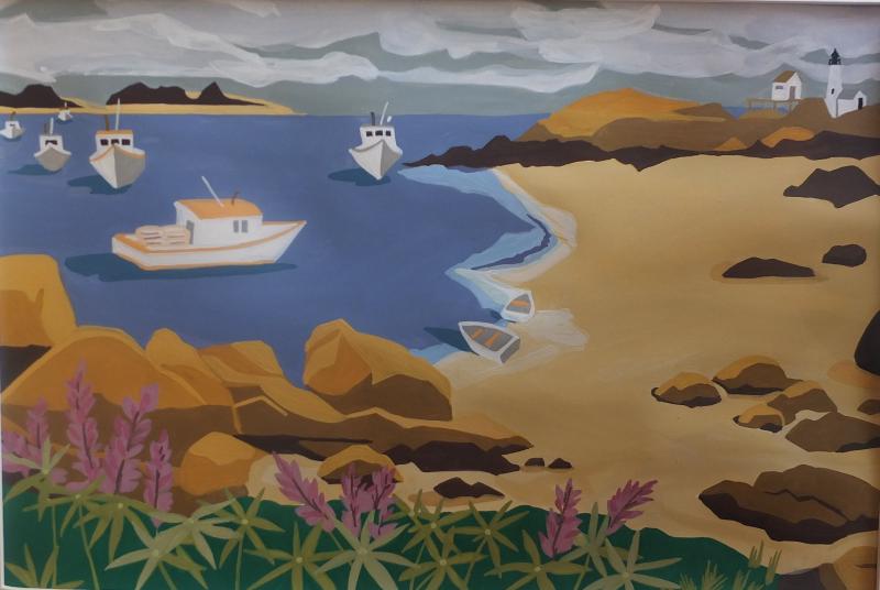 “Early Summer Morning” - gouache - Karen “Kallena” Chutsky Karen “Kallena” Chutsky